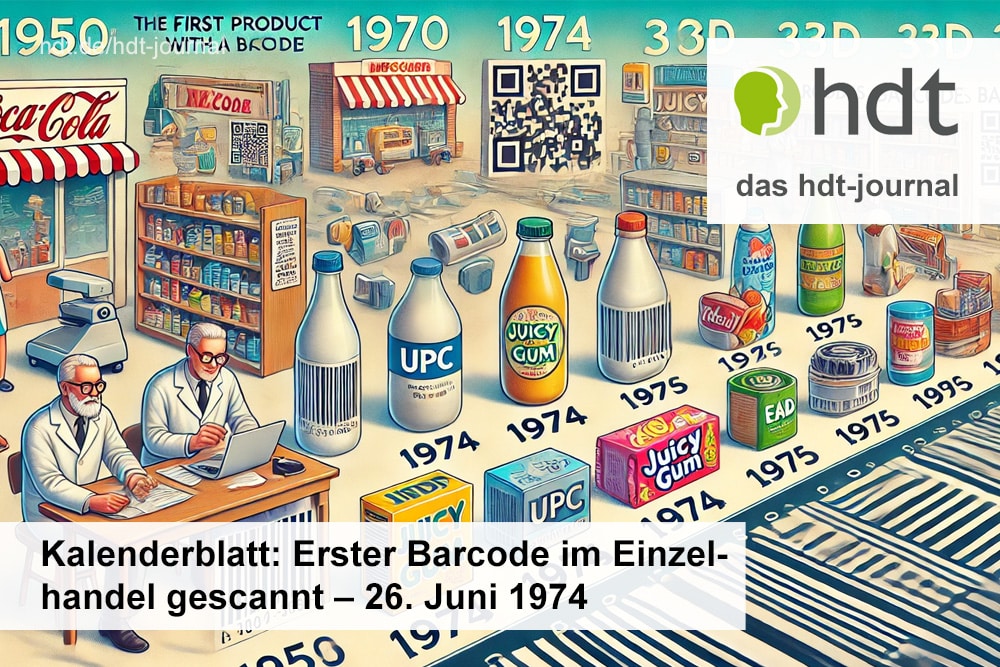 Erster Barcode im Einzelhandel gescannt – 26. Juni 1974